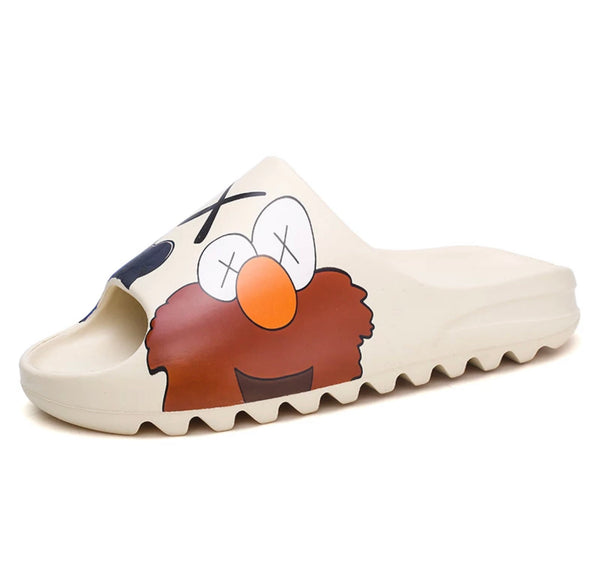 Overstock Yeezy Like Slides Elmo and Spongebob